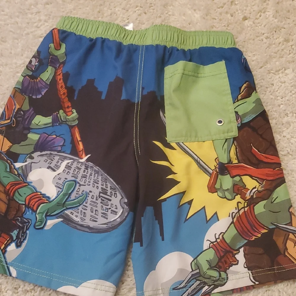5 For 25$ Teenage Mutant Ninja Turtles Swimming Shorts Youth‎ Size 10/12